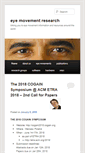Mobile Screenshot of eyemovementresearch.com
